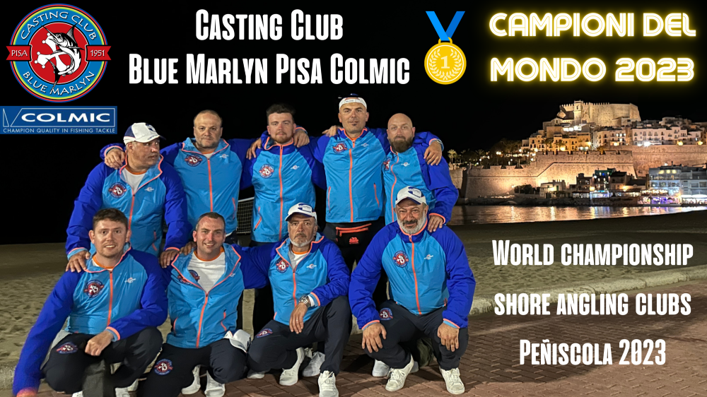 Casting Club Blue Marlyn Pisa Colmic Campeona del Mundo